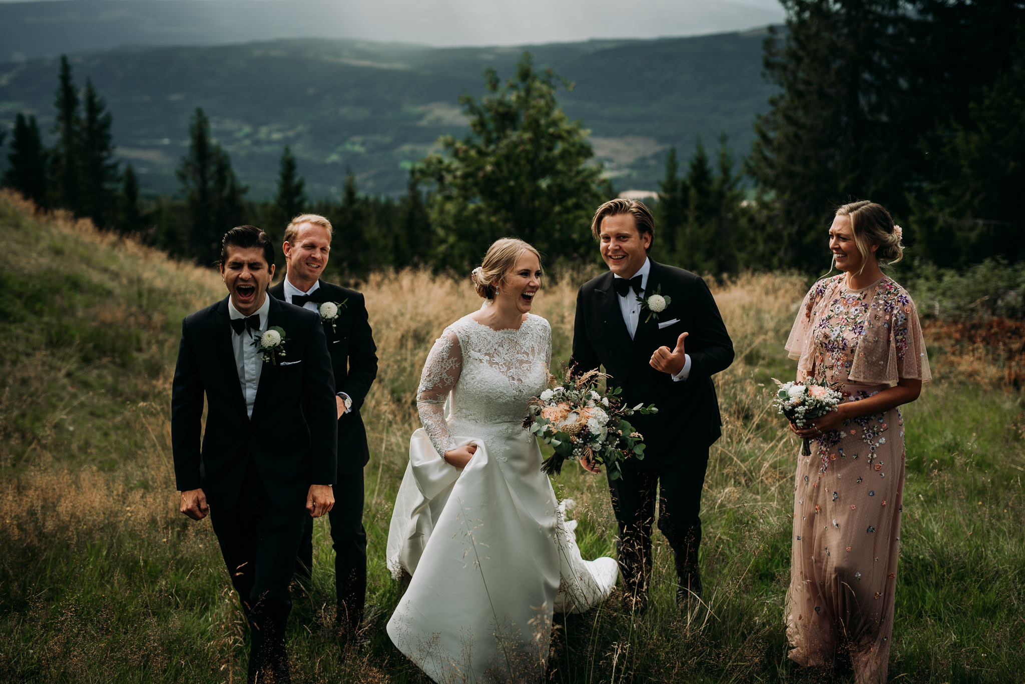 Bryllupsfotograf i Lillehammer, bryllup på Hafjell Ilsetra