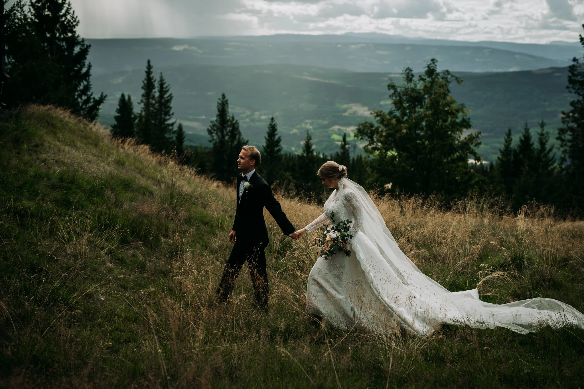 Bryllupsfotograf i Lillehammer, bryllup på Hafjell Ilsetra