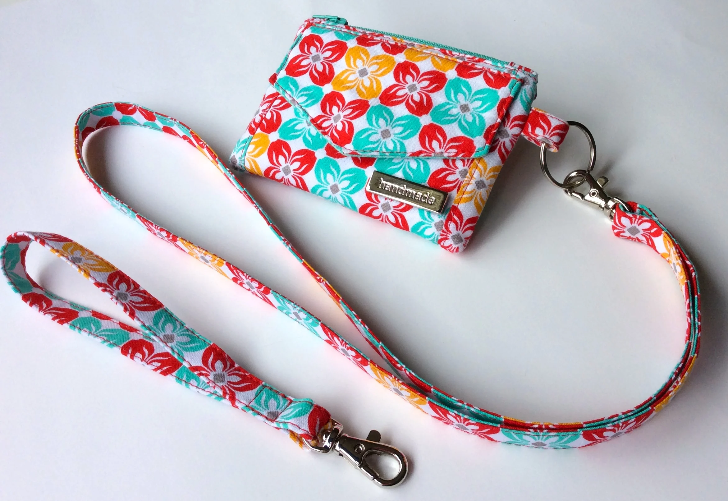 Kristine ID Wallet with Lanyard and Wrist Strap