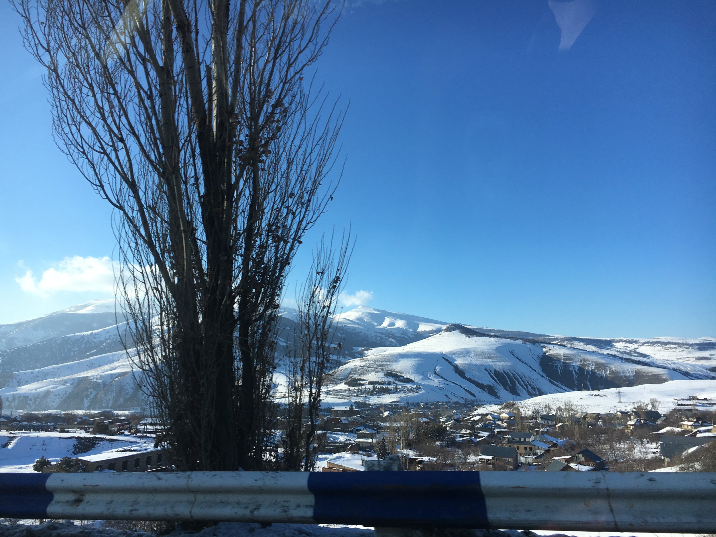One of many beautiful remote mountain villages along Highway M1