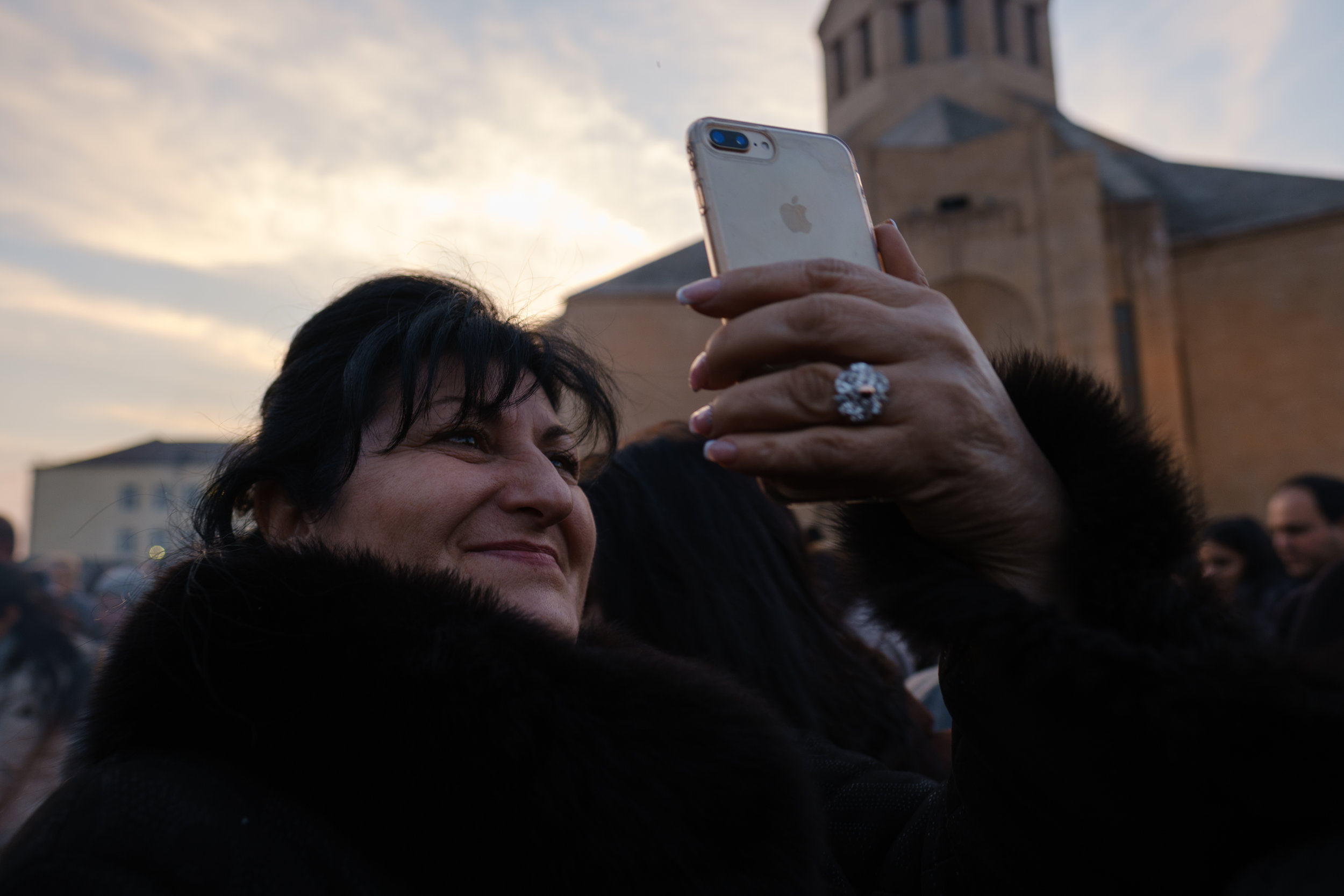 Selfies are just as a common with the older generation as they are with the younger generation.