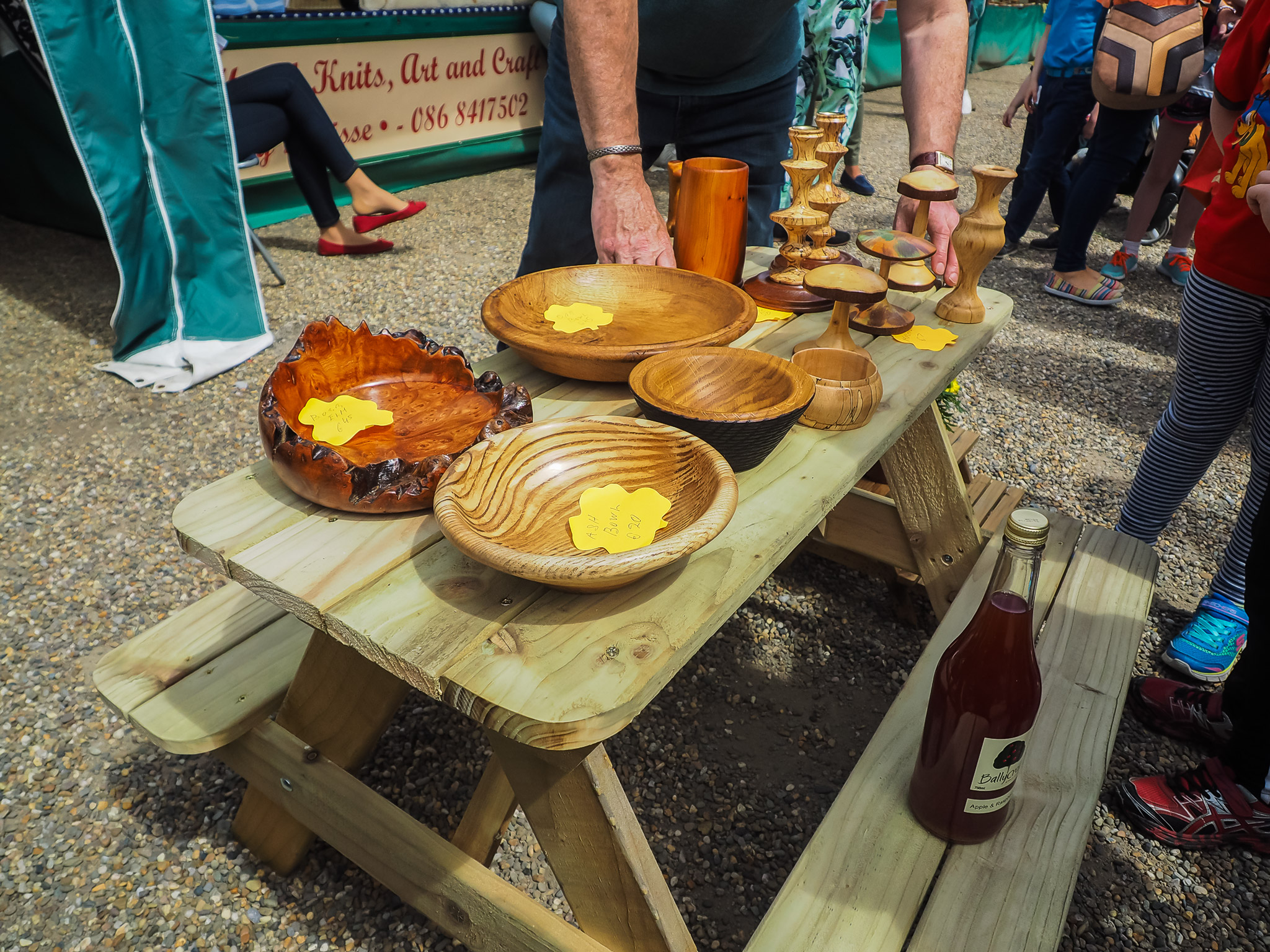 Boyle Men's Shed Wood Crafts, Boyle Courtyard Market, County Roscommon.
