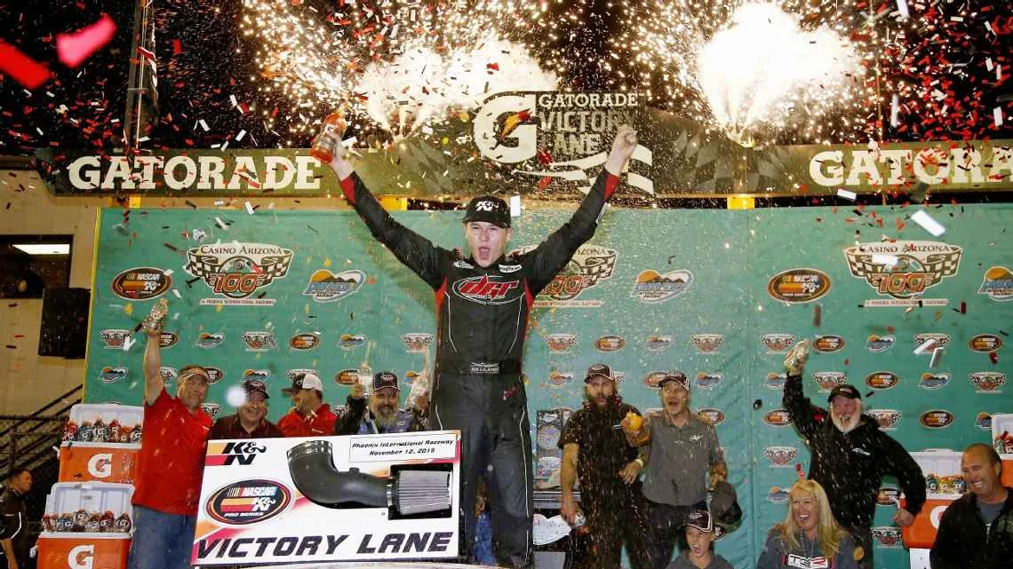 Todd Gilliland, 15, wins NASCAR K&N Pro Series race