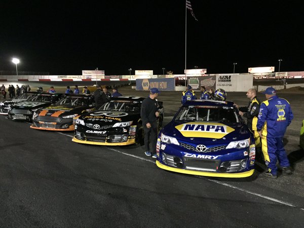 Todd with the #16 NAPA Car  starting 4th on KNWest Grid at Tucson Speedway.jpg