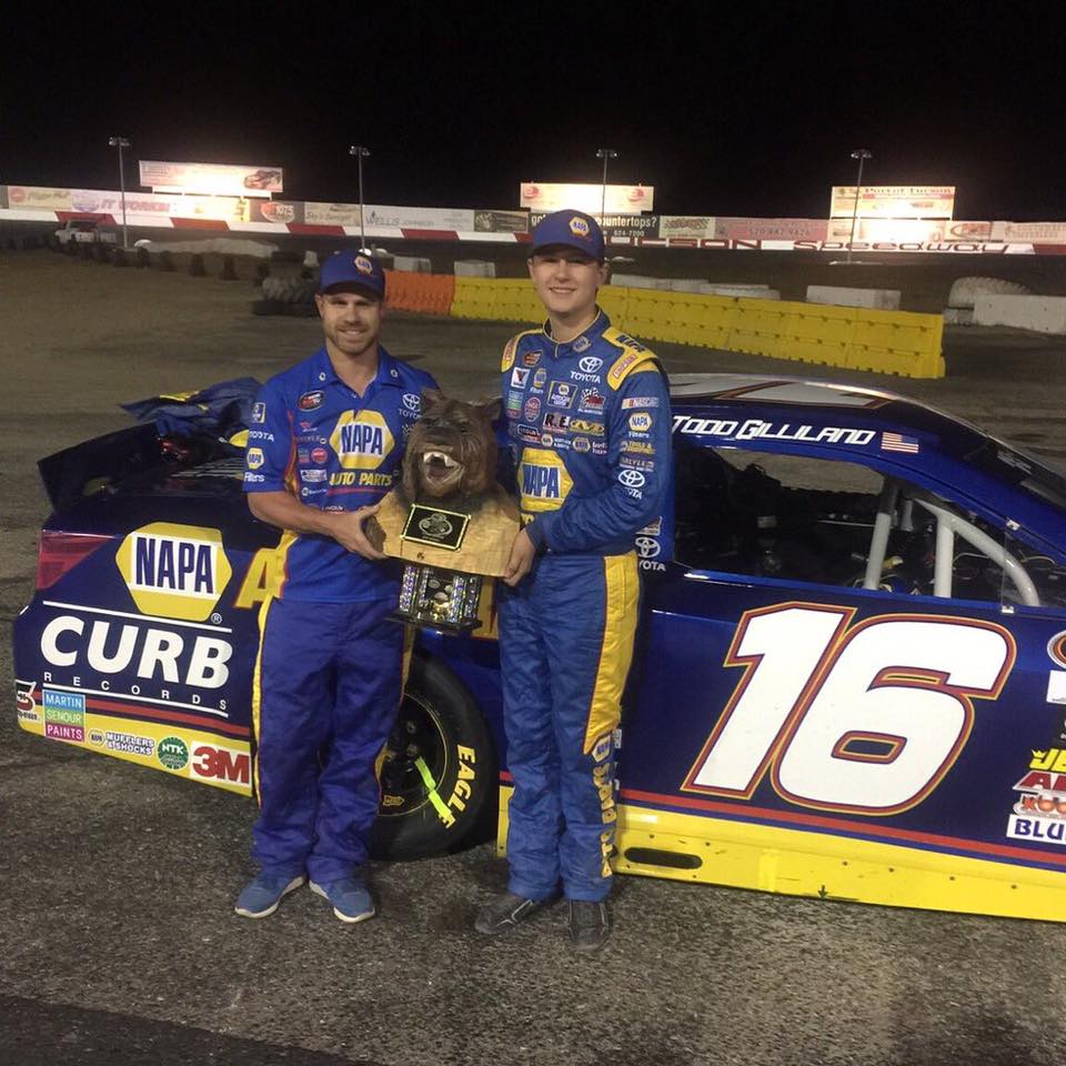 Todd finished 2nd in NKNPSW Event at Tucson Speedway, May 7th, 2016, in the #16 NAPA Car.jpg