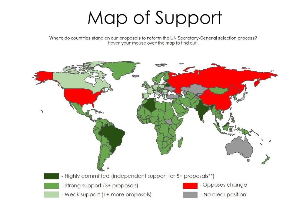 1 for 7 Billion launches interactive Map of Support — 1 for 8 Billion