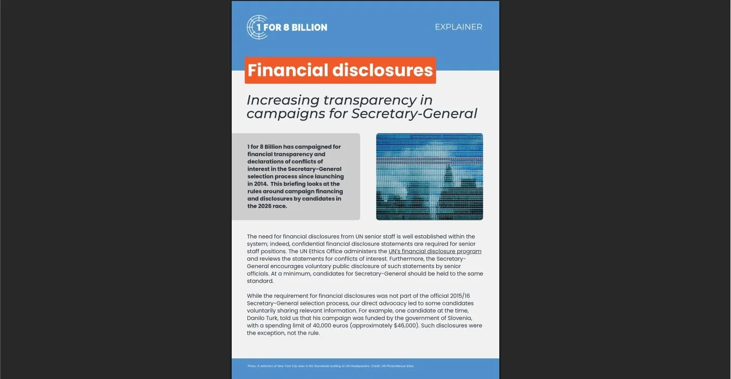 Explainer: a focus on financial disclosures