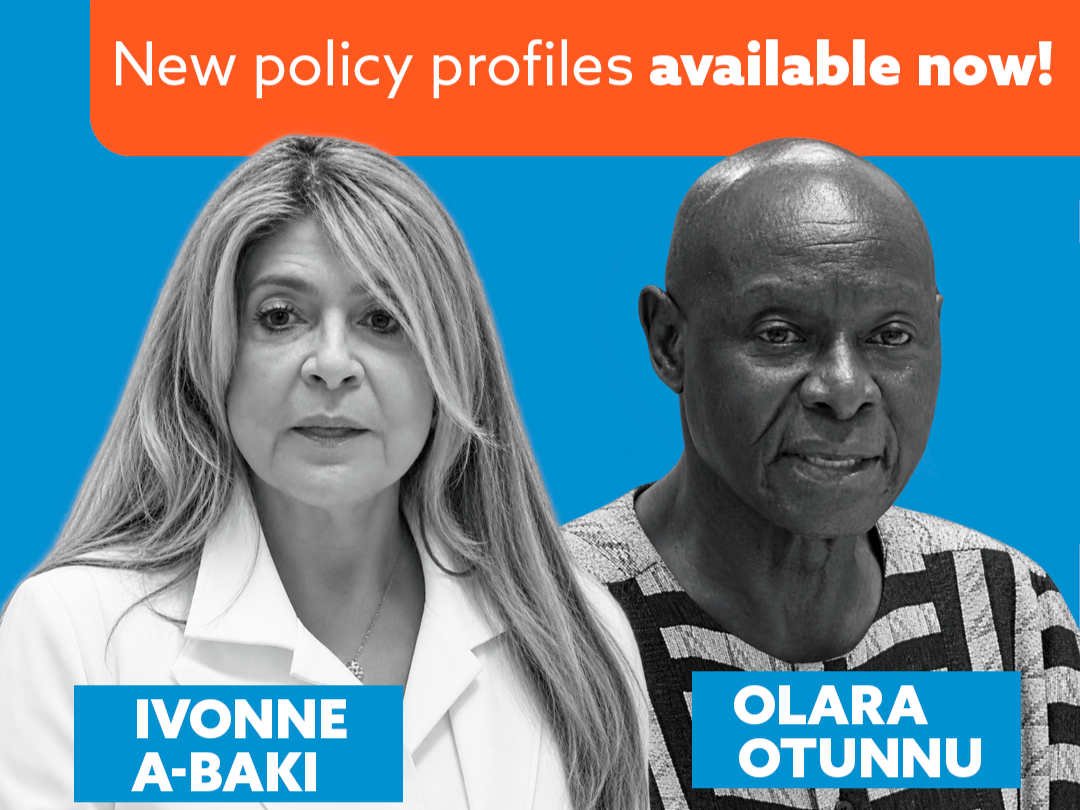 Full set of candidate policy profiles now available!