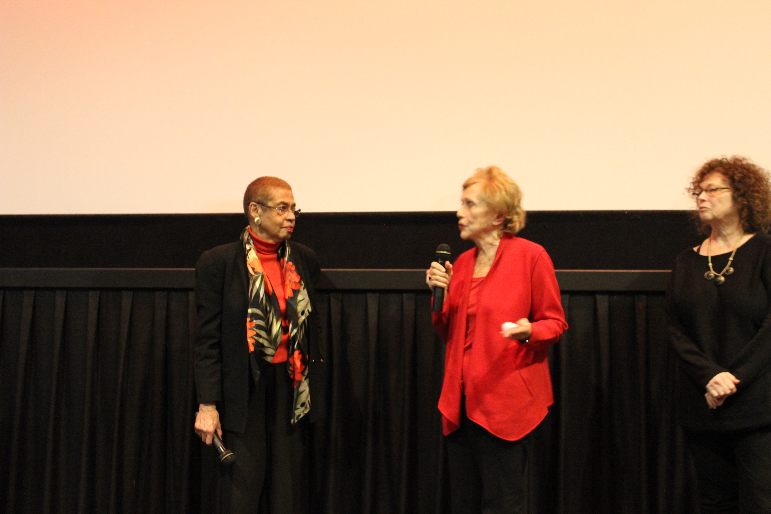 Congresswoman Eleanor Holmes Norton and Marlene Sanders