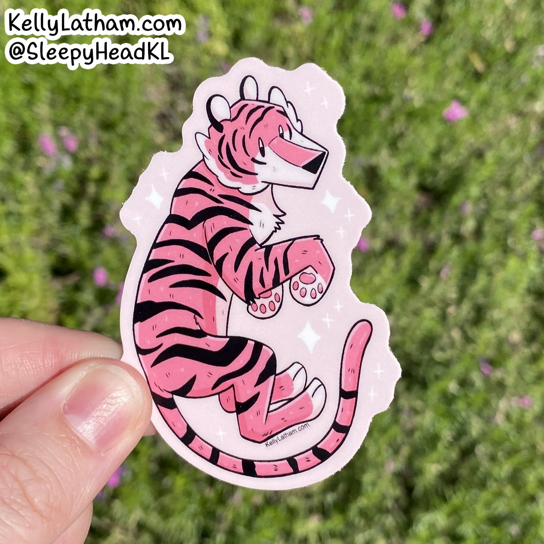 Pink Tiger Sticker