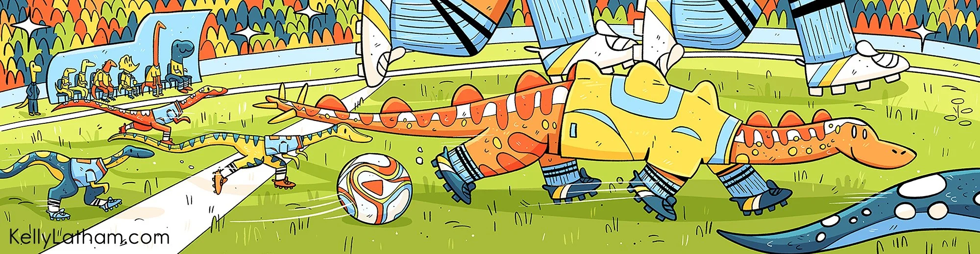 Dinosaur Soccer — Lawrence Public Library, 2026