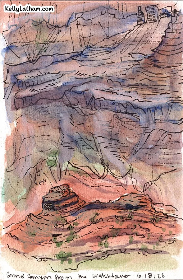 Watertower View - Grand Canyon South Rim