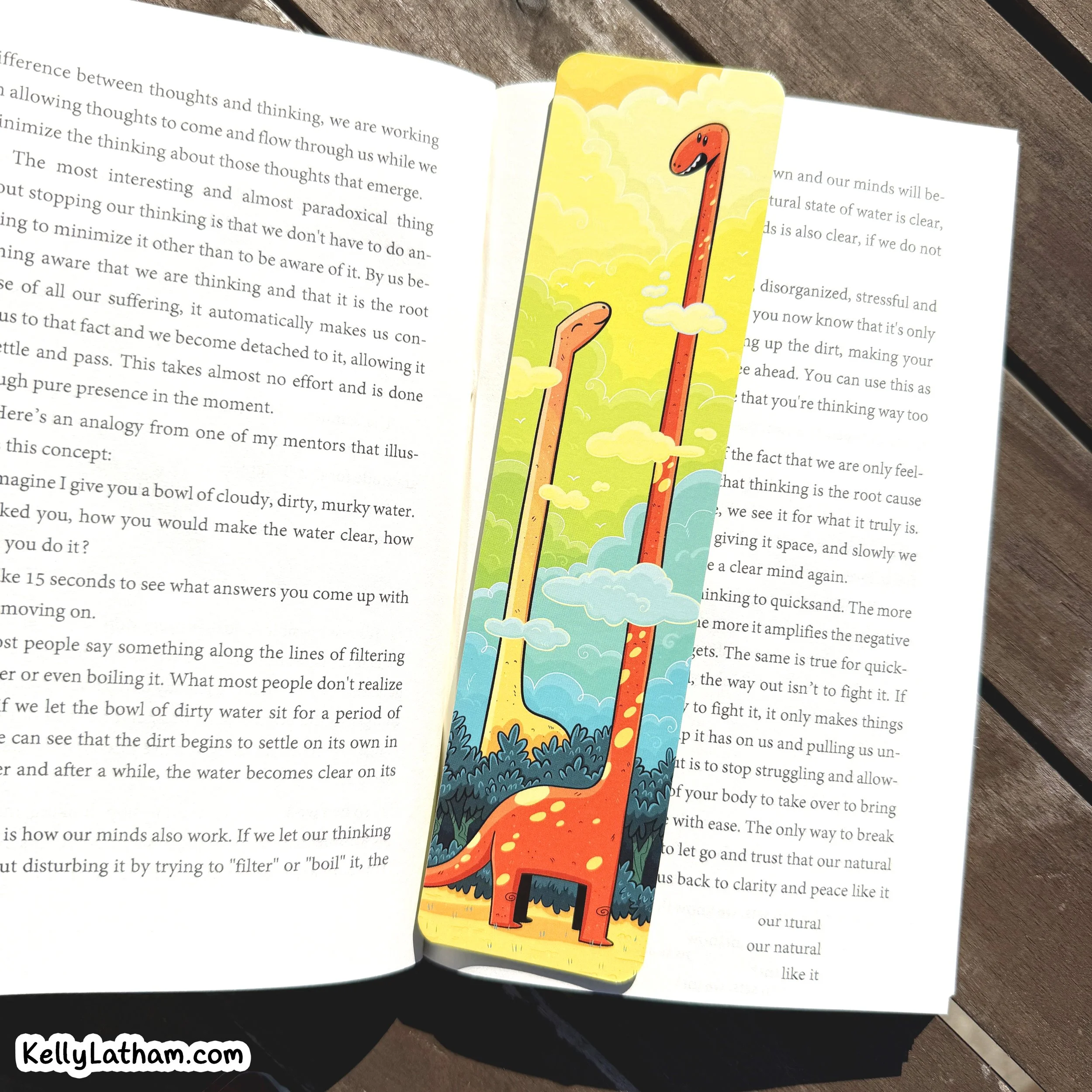 Dinos in the Clouds- Bookmark