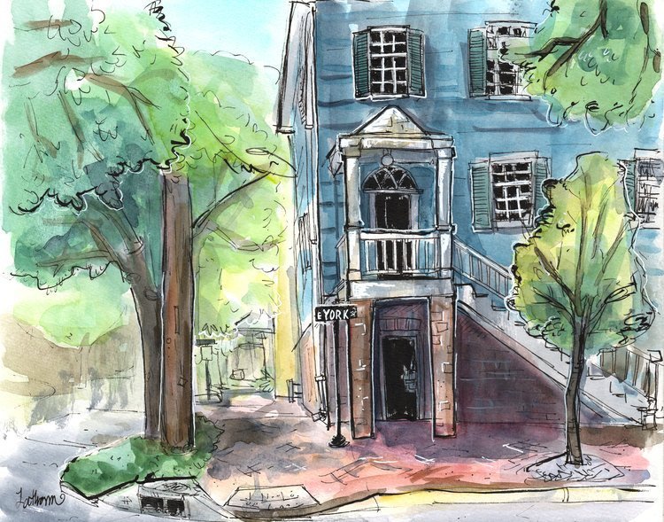 York St Savannah Georgia, 2017