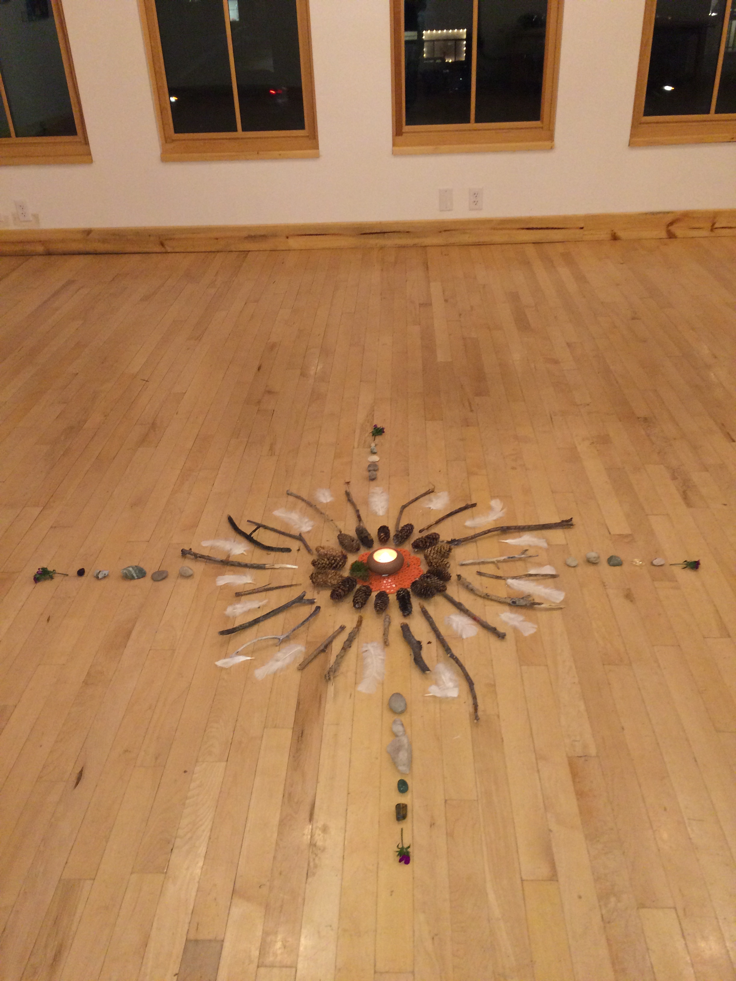 New Moon Circle Center Mandala