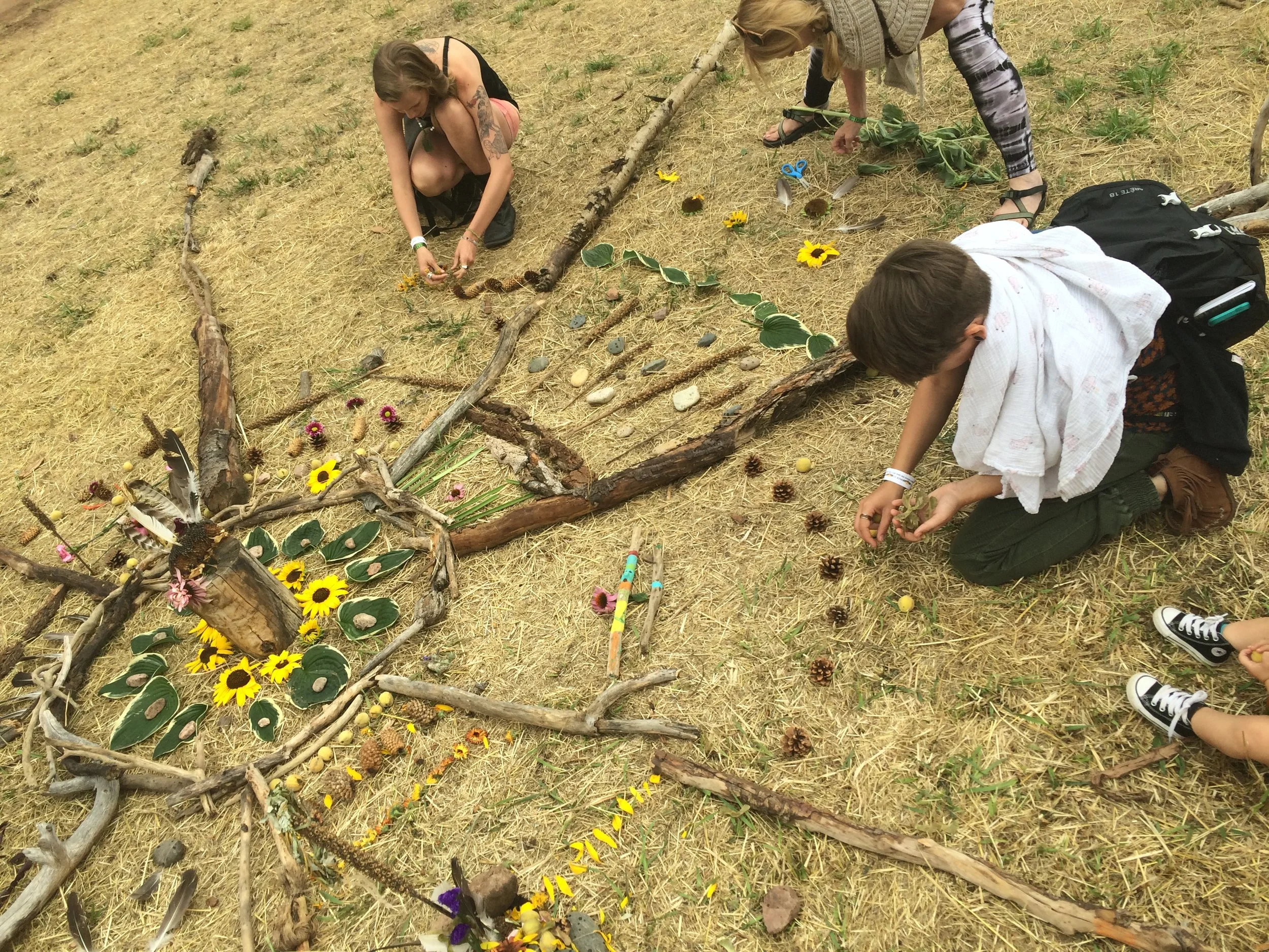Community Nature Mandala @ The Arise Music Festival