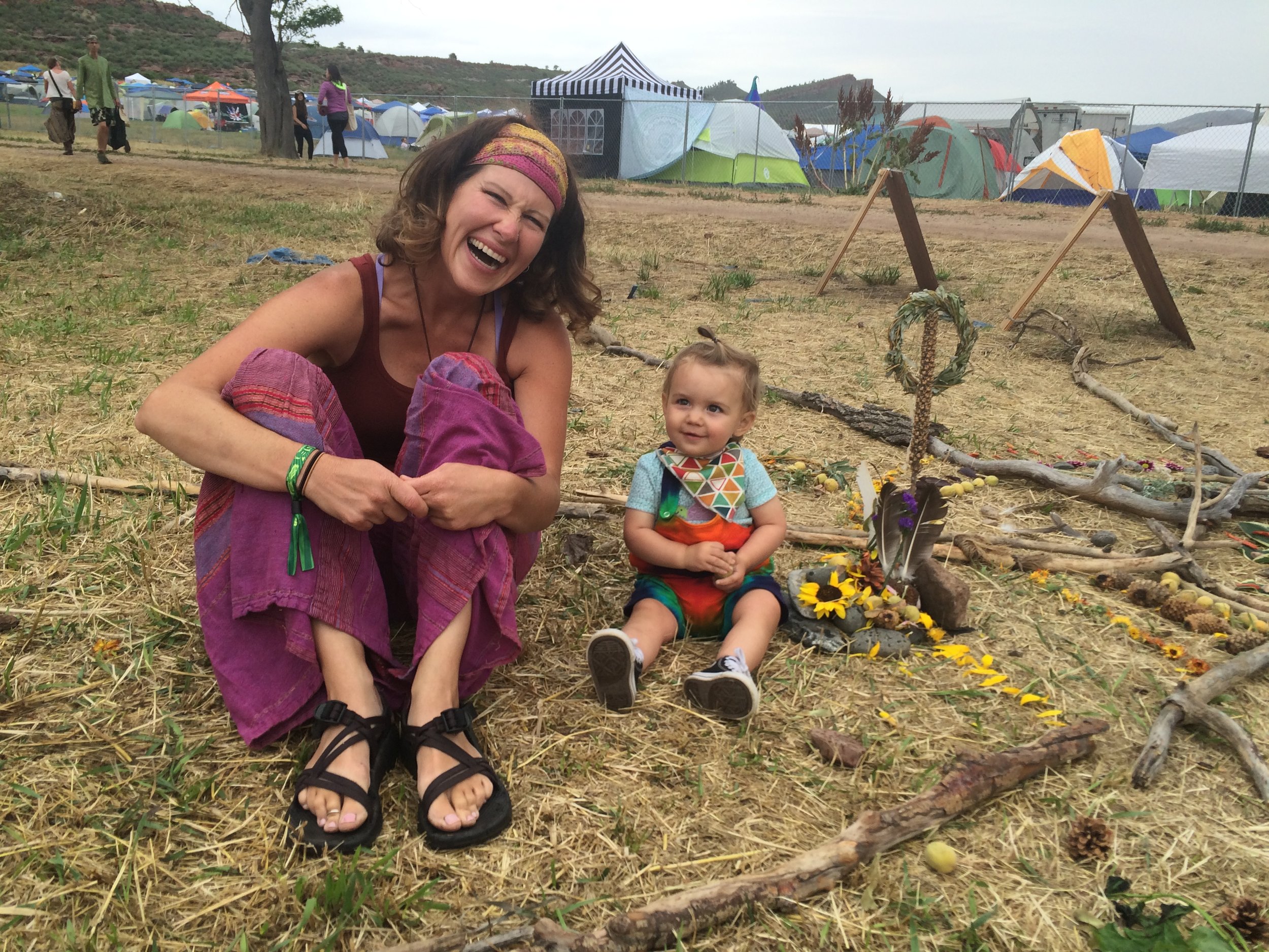 Alie and Wee Little Nature Artist @ The Arise Music Festival