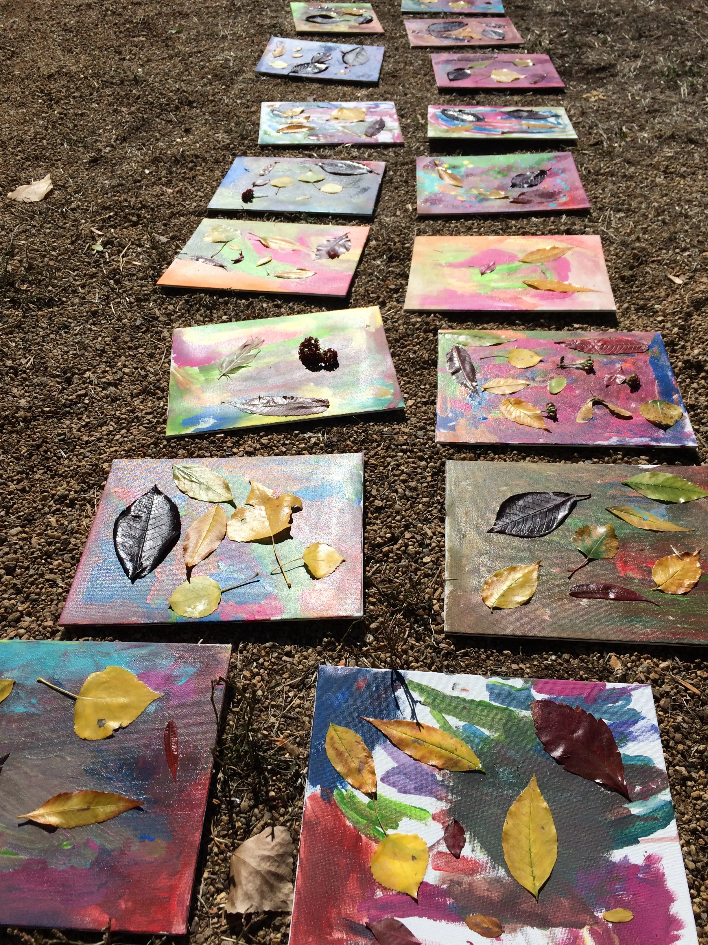 Falling Leaf Paintings