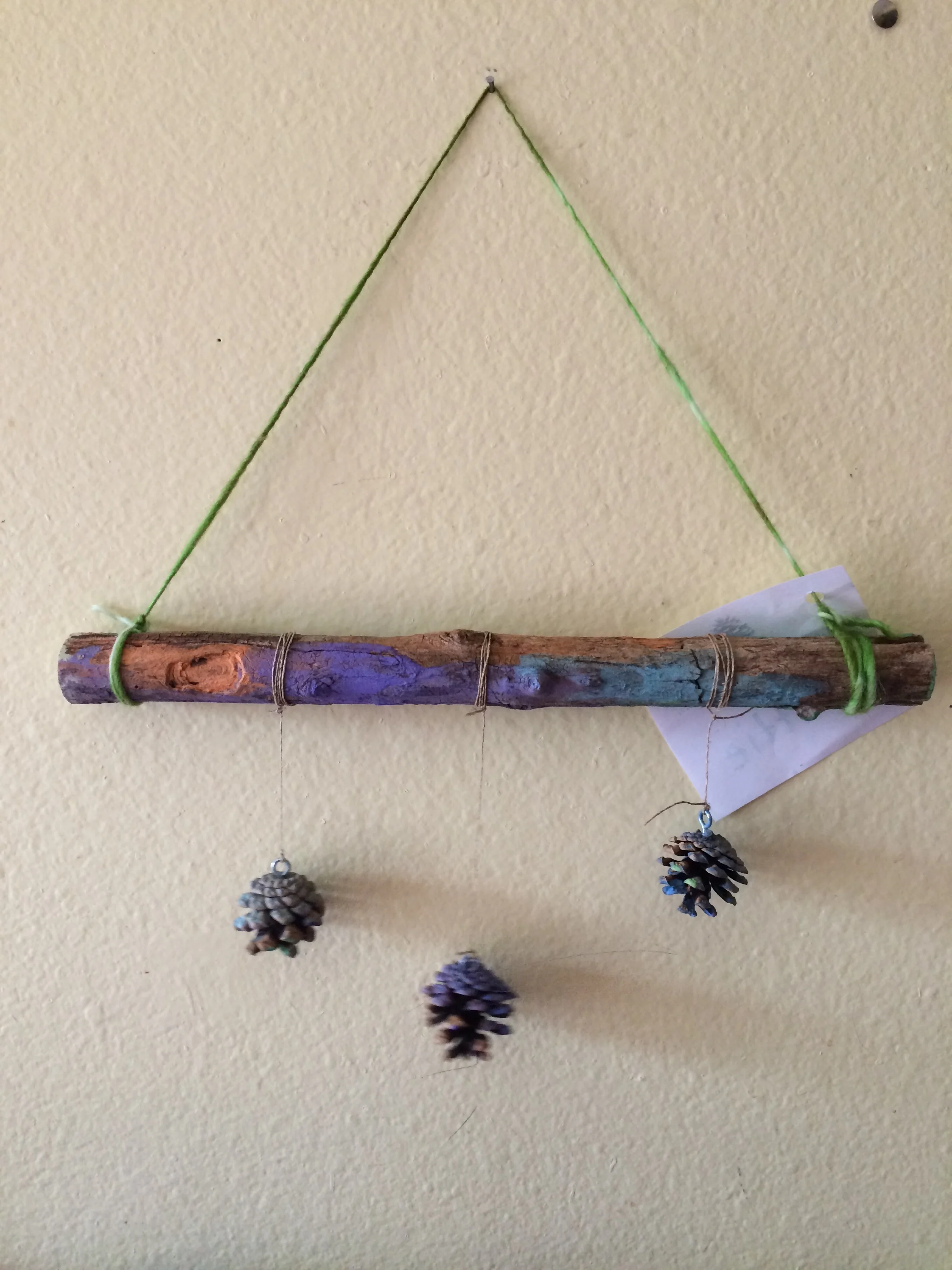 Winter Pinecone Mobiles