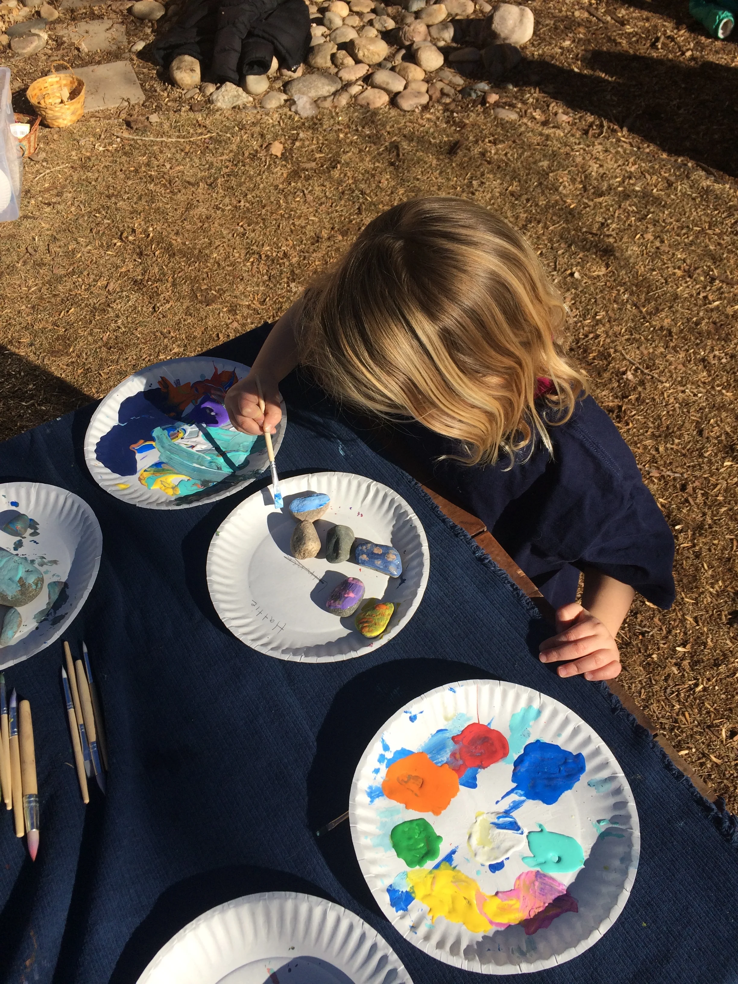 Painting Story Stones