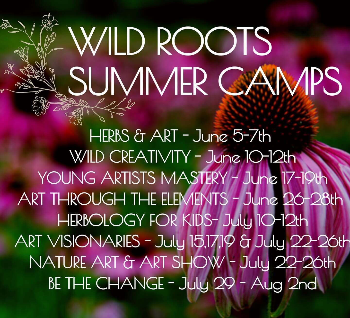 Registration For 2024 Summer Art Camps Will Open Tomorrow, February 15th At 10am.

Visit us to learn more about our summer camps and ways to streamline your registration process: https://www.wildrootsstudio.com/wildrootssummercamps

#summercamp #arts