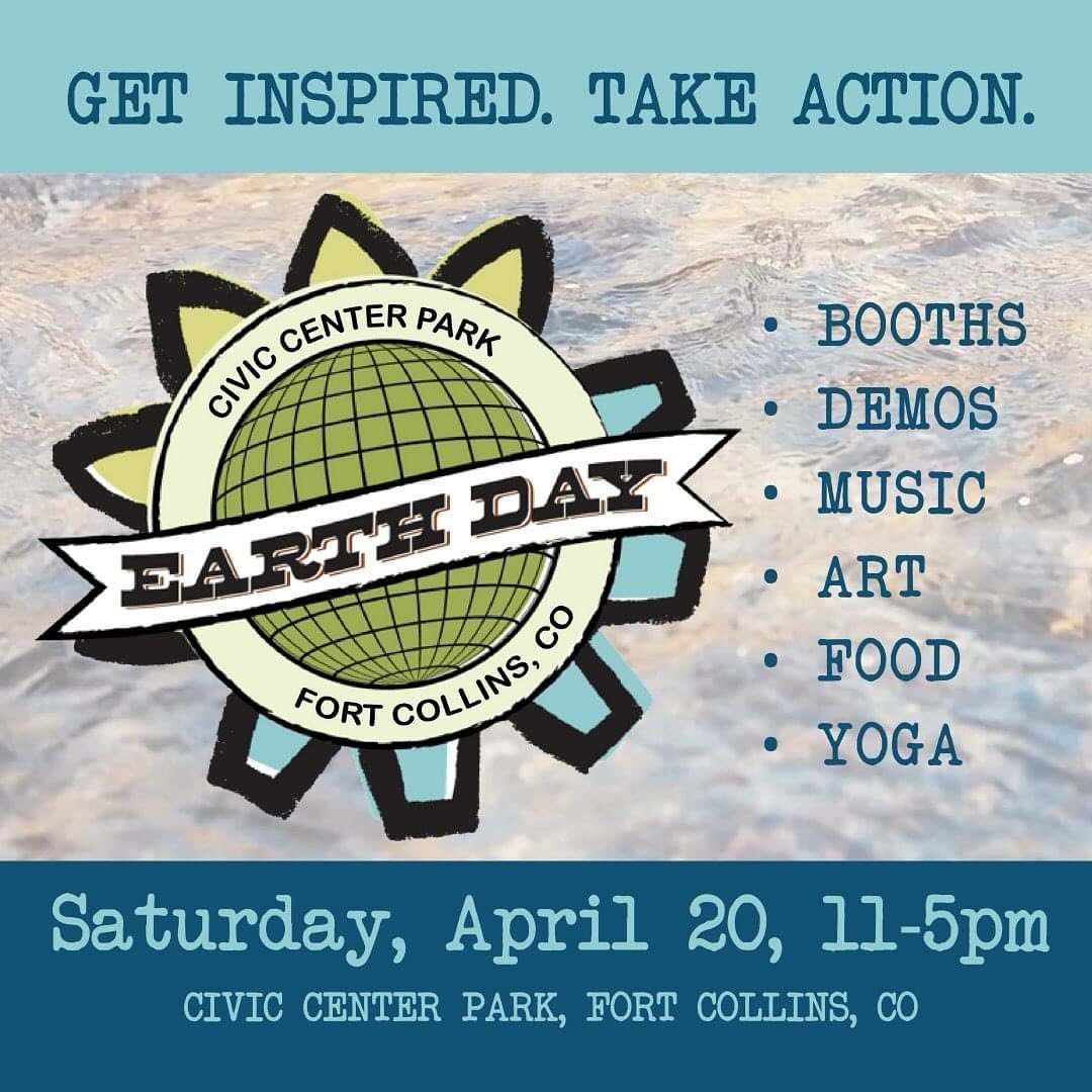 Join us this Saturday at The Fort Collins Earth Day Festival! 

Everyday is EARTH DAY at Wild Roots Studio but we love a holiday that gives some extra love and attention to our Mama Earth!

Learn more about this amazing event and please join us on Sa