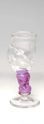 Bubblicious drammeglass lilla