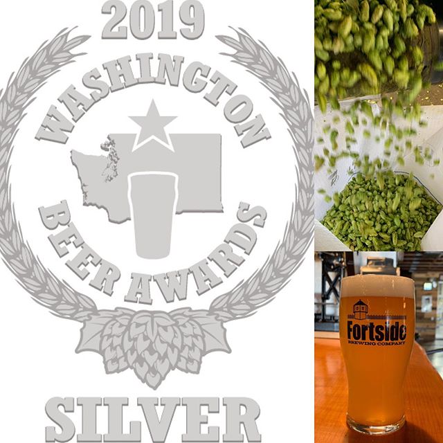 Just in... We also just won a Silver Medal at the Fresh Hop version of the #washingtonbeerawards2019 For Fresh Prince of Pale Ale! If you missed that one, still have some Fresh Hop &ldquo;Straight Outta Yakima&rdquo; on tap! #dontmissit #beerstrong #