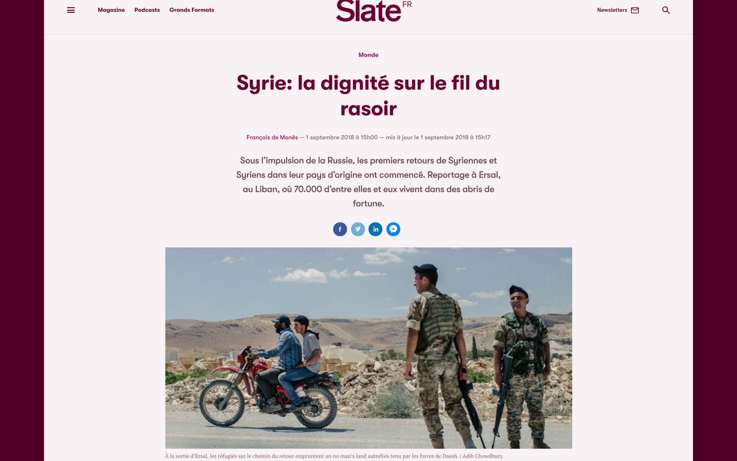 Slate [Fr]. September 2018 