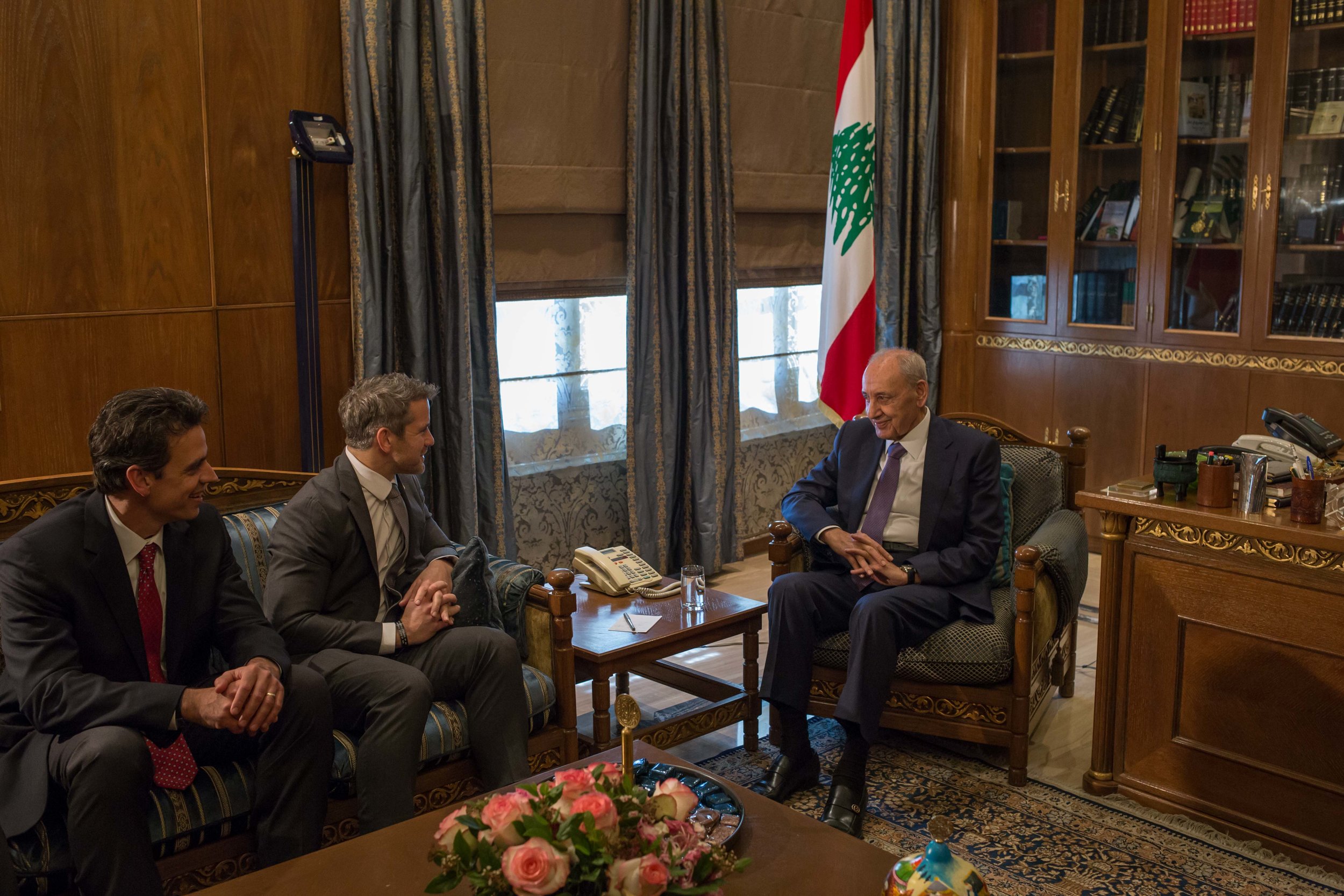 UN Foundation meets Parliamentary speaker for Lebanon, Nabih Berri. April 2019