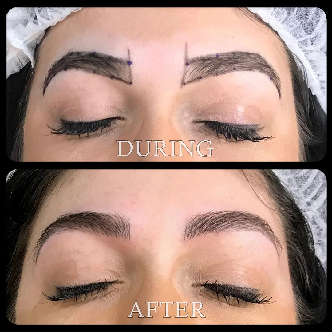 Microblading Eyebrows Sacred Lotus Tattoo with Amber Lynn — Sacred