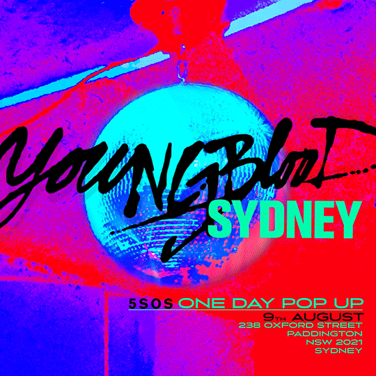 5 Seconds of Summer - Sydney Pop Up Shop 