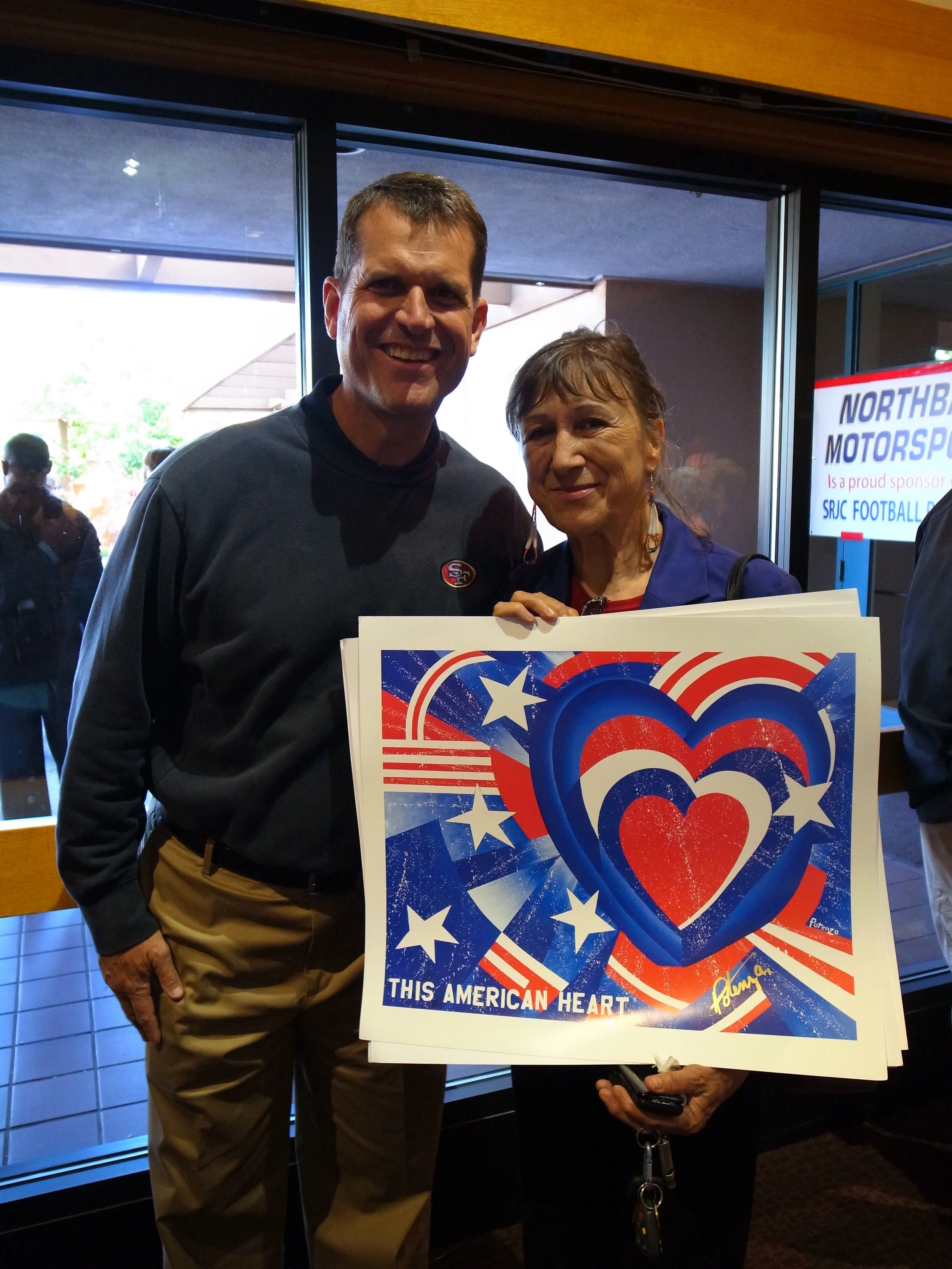 Jim Harbaugh, This American Heart