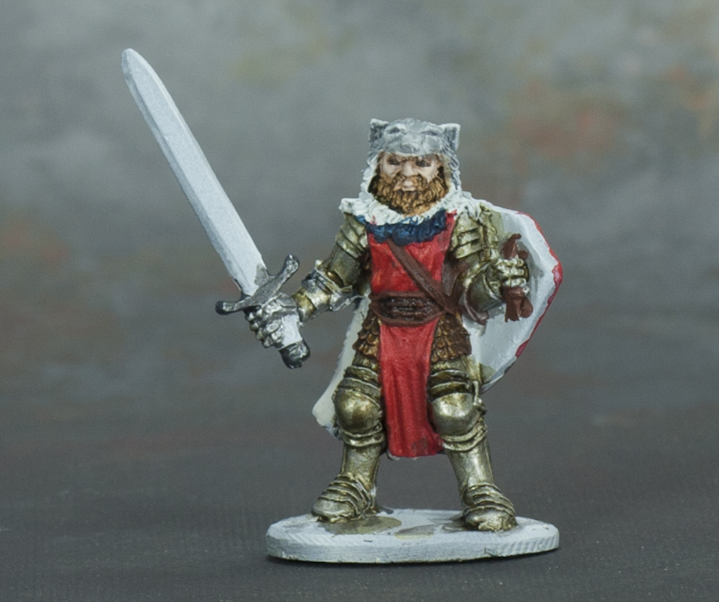 Barbarian wolf warrior...