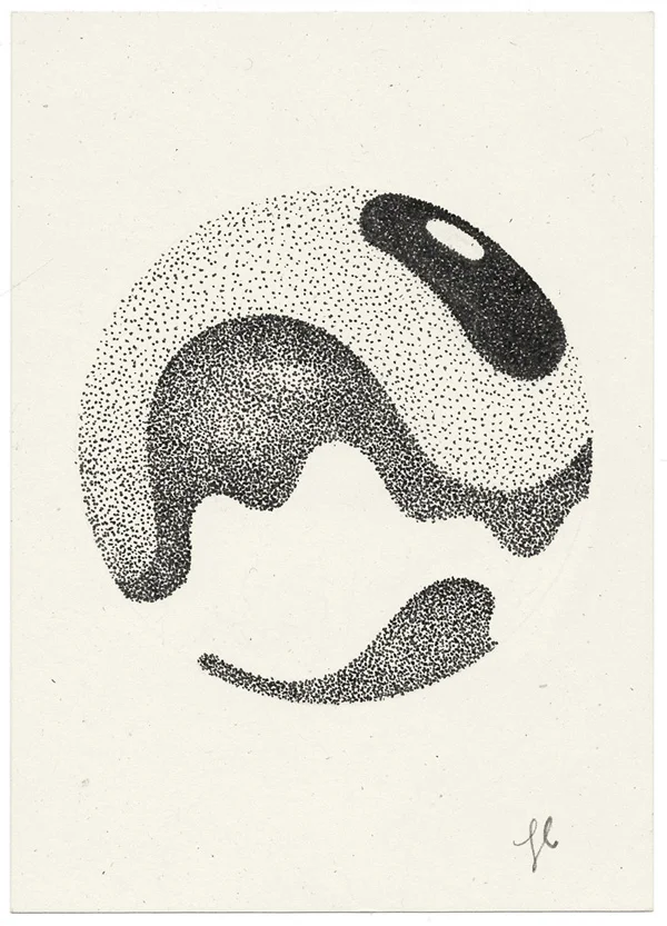 #1 (Orb Series), Original Ink Drawing