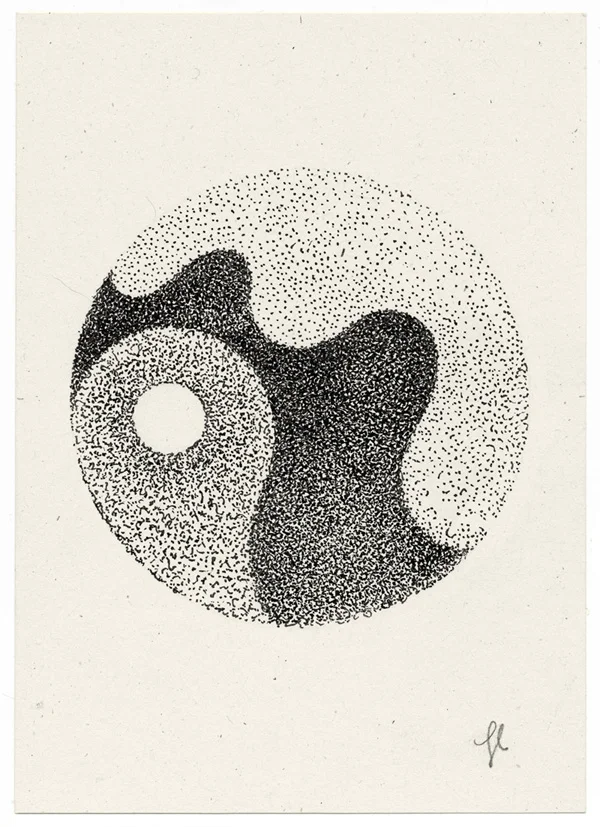 #2 (Orb Series), Original Ink Drawing