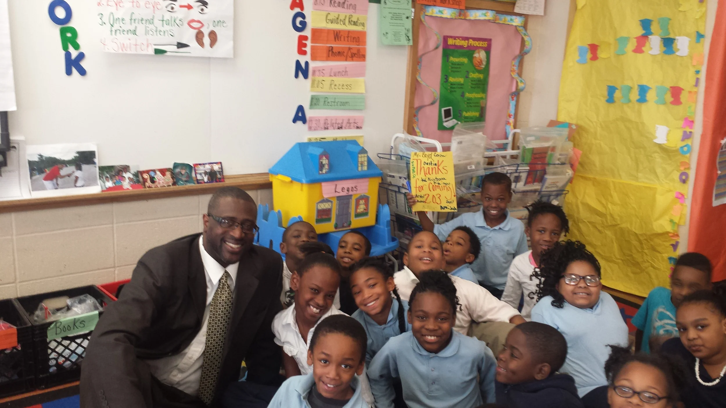 It was a pleasure learning with the 2nd graders at Peabody Elementary School. They are all doctors.