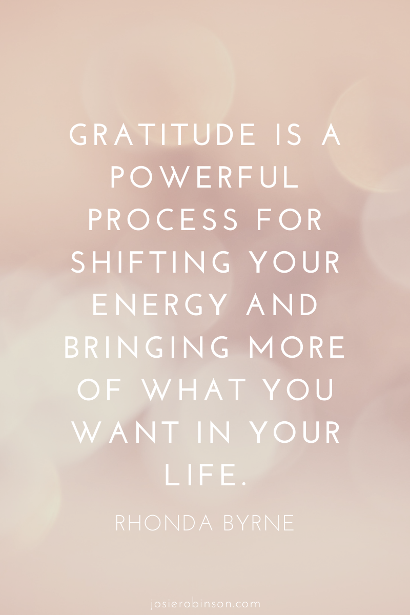 How to Manifest Anything With the Power of Gratitude — Josie Robinson