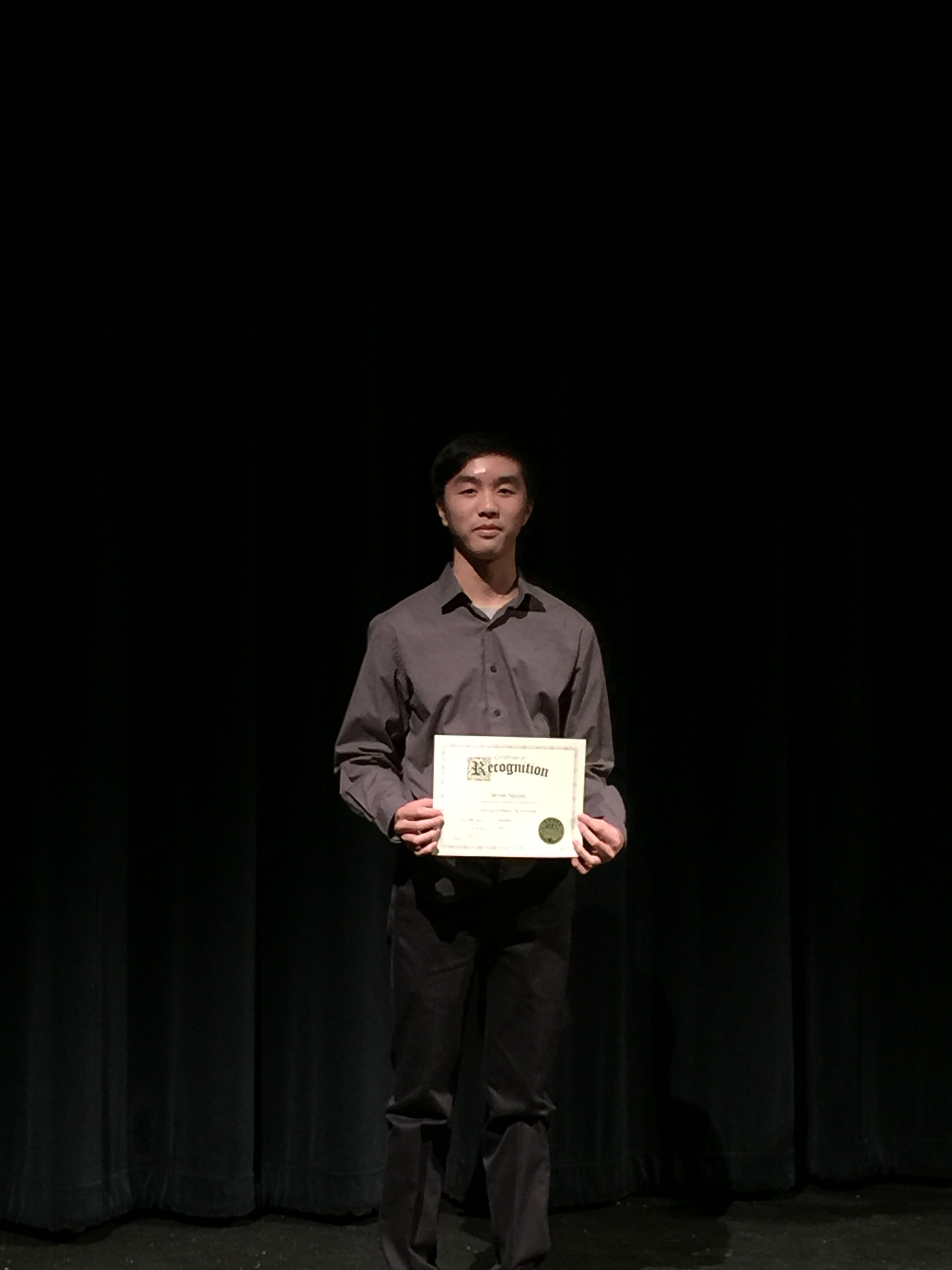 Bryant, Award Ceremony, December 2016