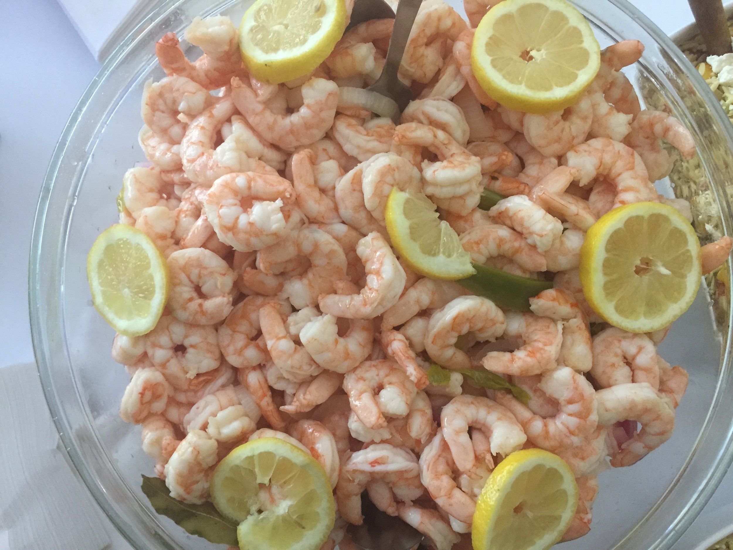 Marinated shrimp