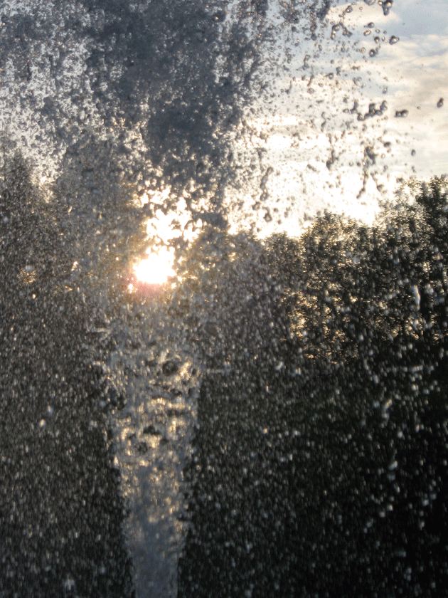 Winds through water
