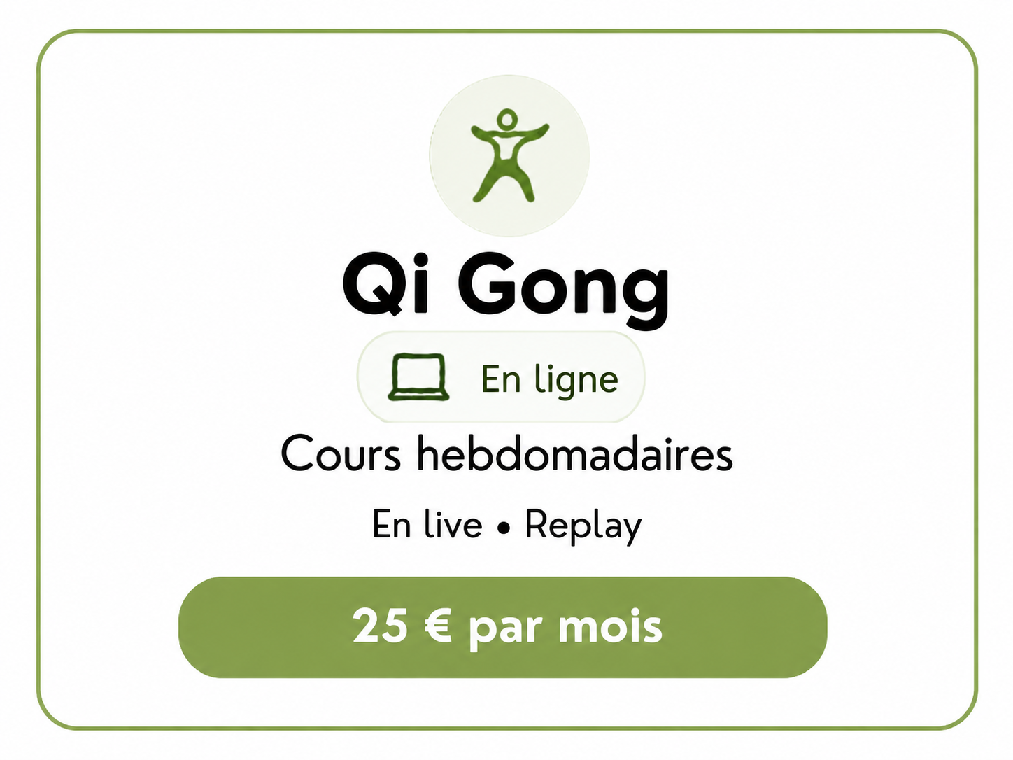 Abonnement Qi Gong en ligne