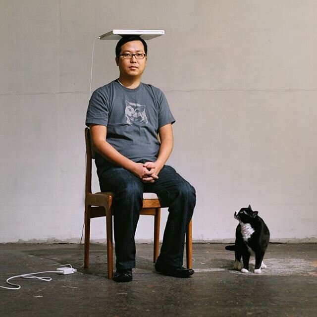 Today&rsquo;s post is in honor of this man. Ben Huh, Founder and former CEO of @cheezburger photographed for Sound Magazine in 2008. Little could any of us know his #icanhascheezburger would plant the seeds of beautiful cat memes that we have come to