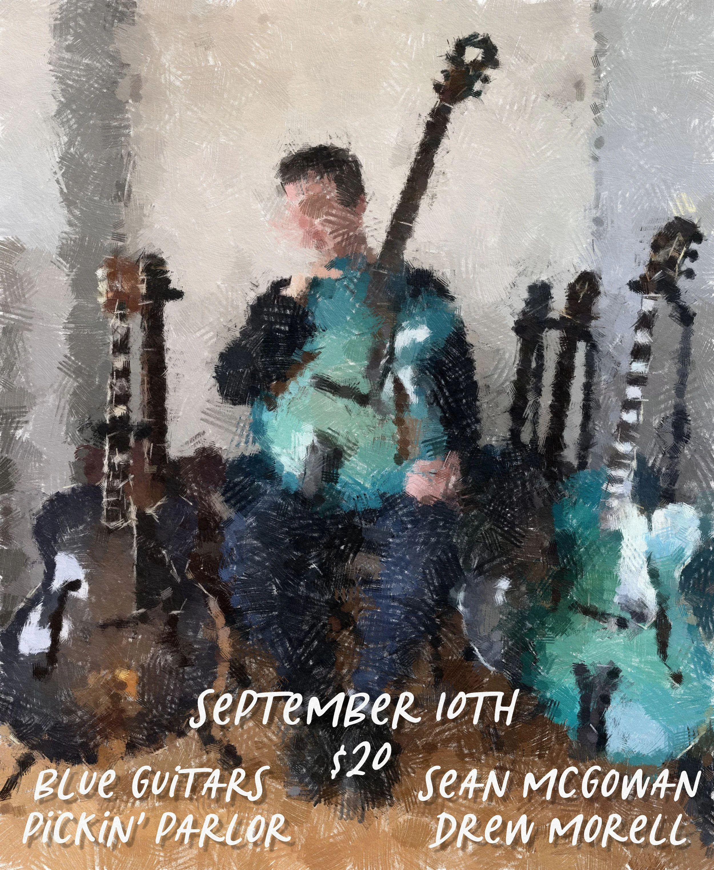 A Night of Blue Guitars with Sean McGowan and Drew Morell