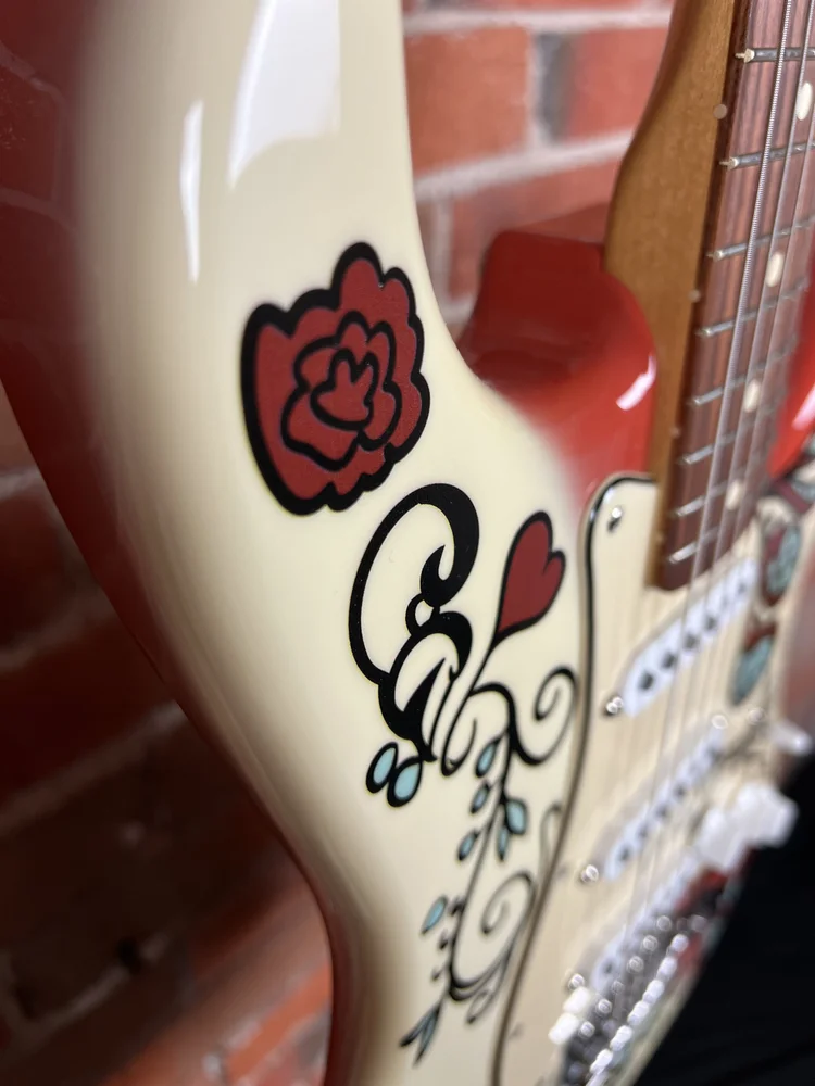 2017 Fender Mexican Jimi Hendrix Monterey Stratocaster