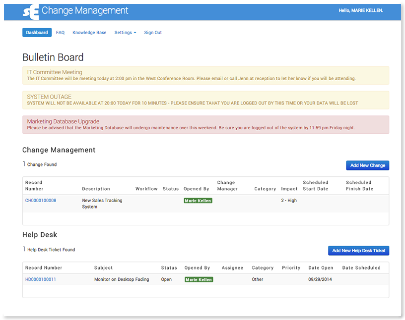 CUSTOMER DASHBOARD - Click image for more detail.