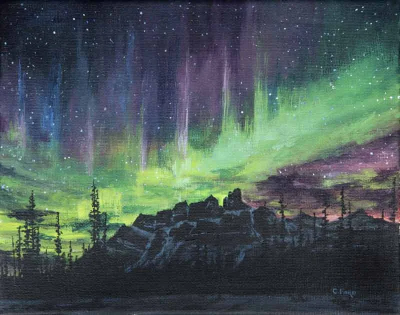 Castle Mountain Lights