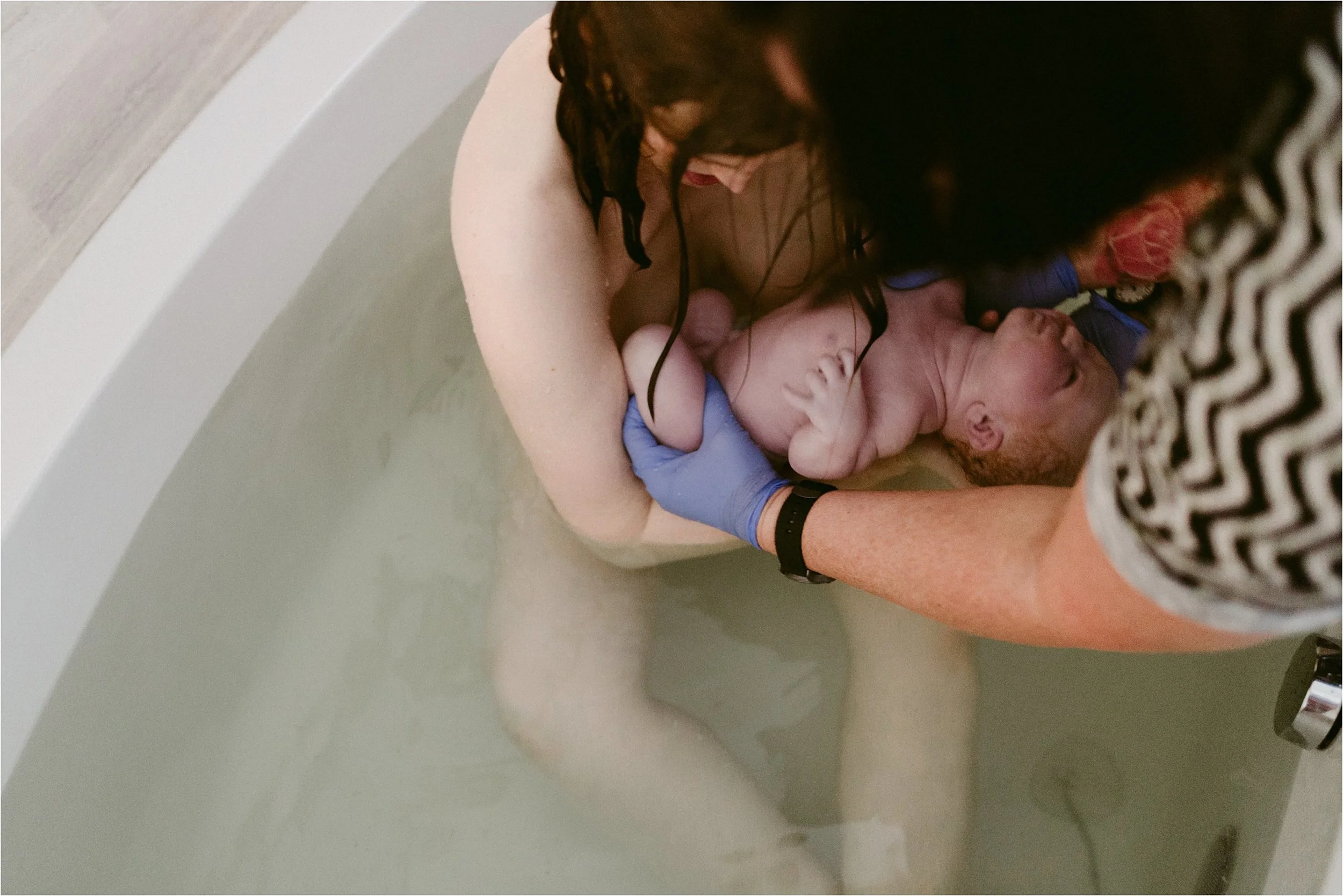 Margaux's Birth Story :: Portland Water Birth Photographer :: Andaluz Waterbirth Center