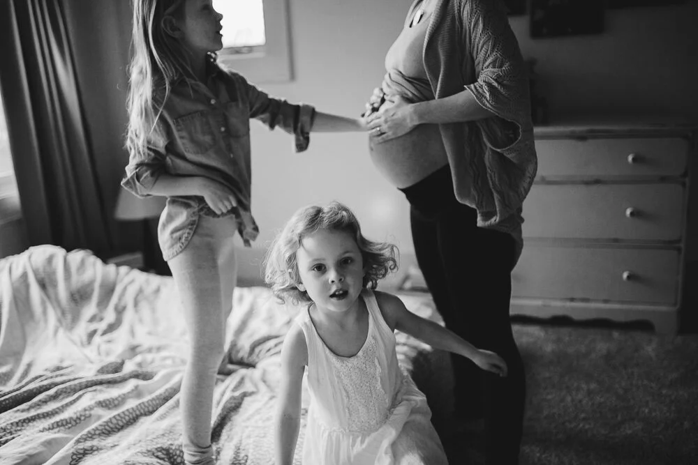 In-Home Maternity Session / Portland, Oregon Maternity Photographer 