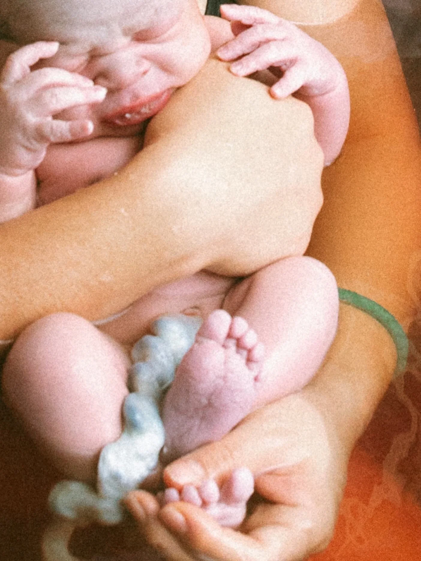 From a recent home birth with @hearthandhomemidwifery